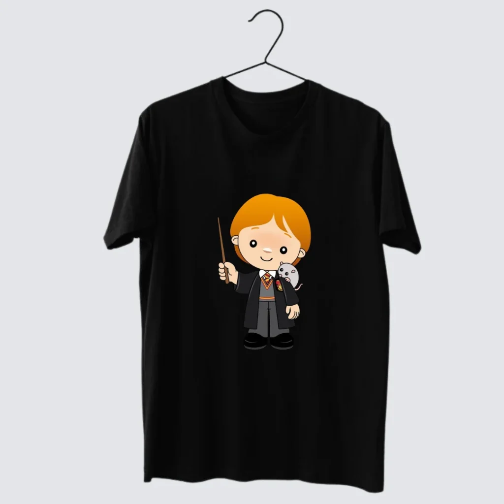 Ron Cartoon with Scabbers