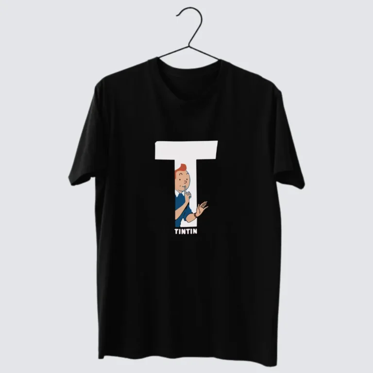 Tintin White T Shhh
