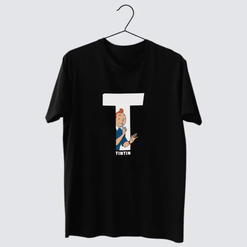 Tintin White T Shhh